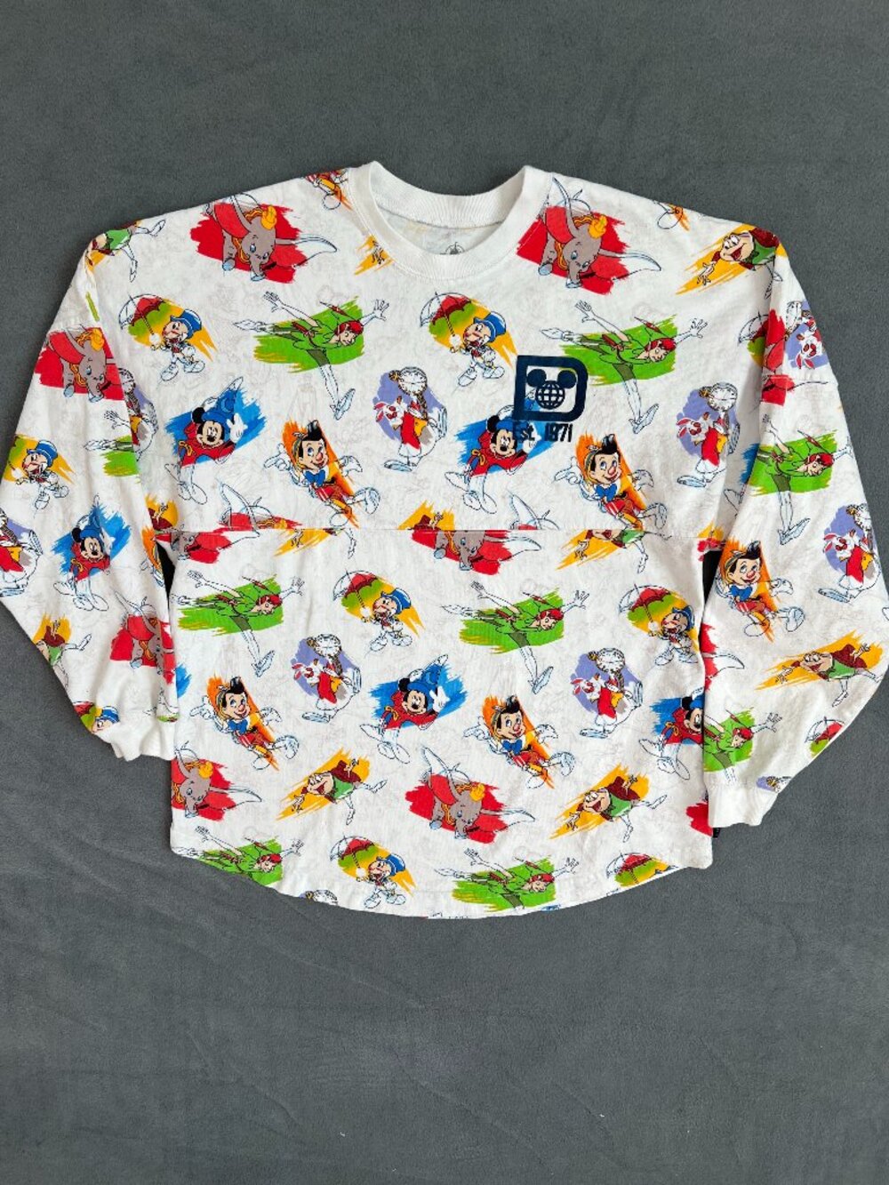 Disney Parks Ink & Paint Disneyland Resort Spirit Jersey Adult Size S Cotton USA - Picture 2 of 8